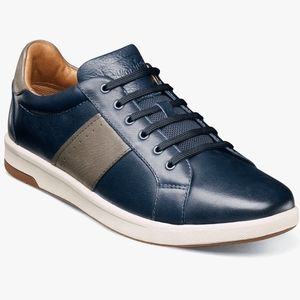 Size 10 Florsheim Men's Crossover Lace To Toe Sneaker - Navy